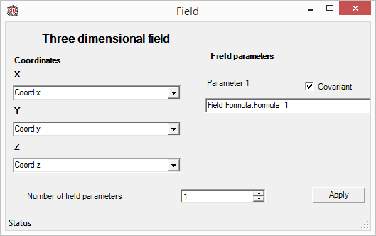 Properties of field